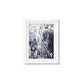 Picture of Abstract With Silver Foil _GroupedProduct_Rectangle_Portrait_Framed_Matted_