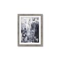 Picture of Abstract With Silver Foil _GroupedProduct_Rectangle_Portrait_Framed_Matted_