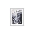 Picture of Abstract With Silver Foil _GroupedProduct_Rectangle_Portrait_Framed_Matted_