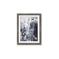 Picture of Abstract With Silver Foil _GroupedProduct_Rectangle_Portrait_Framed_Matted_
