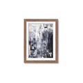 Picture of Abstract With Silver Foil _GroupedProduct_Rectangle_Portrait_Framed_Matted_