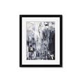 Picture of Abstract With Silver Foil _GroupedProduct_Rectangle_Portrait_Framed_Matted_