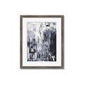 Picture of Abstract With Silver Foil _GroupedProduct_Rectangle_Portrait_Framed_Matted_