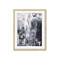 Picture of Abstract With Silver Foil _GroupedProduct_Rectangle_Portrait_Framed_Matted_