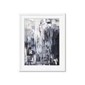 Picture of Abstract With Silver Foil _GroupedProduct_Rectangle_Portrait_Framed_Matted_