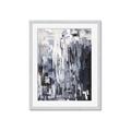 Picture of Abstract With Silver Foil _GroupedProduct_Rectangle_Portrait_Framed_Matted_