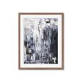 Picture of Abstract With Silver Foil _GroupedProduct_Rectangle_Portrait_Framed_Matted_