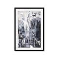 Picture of Abstract With Silver Foil _GroupedProduct_Rectangle_Portrait_Framed_Matted_