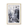 Picture of Abstract With Silver Foil _GroupedProduct_Rectangle_Portrait_Framed_Matted_