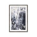 Picture of Abstract With Silver Foil _GroupedProduct_Rectangle_Portrait_Framed_Matted_
