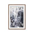 Picture of Abstract With Silver Foil _GroupedProduct_Rectangle_Portrait_Framed_Matted_