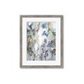 Picture of Green Blue Leaf _GroupedProduct_Rectangle_Portrait_Framed_Matted_