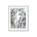 Picture of Green Blue Leaf _GroupedProduct_Rectangle_Portrait_Framed_Matted_