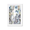 Picture of Green Blue Leaf _GroupedProduct_Rectangle_Portrait_Framed_Matted_