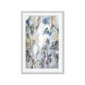 Picture of Green Blue Leaf _GroupedProduct_Rectangle_Portrait_Framed_Matted_