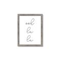 Picture of Ooh La La I _GroupedProduct_Rectangle_Portrait_Framed_Matted_