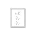 Picture of Ooh La La I _GroupedProduct_Rectangle_Portrait_Framed_Matted_