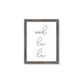 Picture of Ooh La La I _GroupedProduct_Rectangle_Portrait_Framed_Matted_