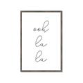 Picture of Ooh La La I _GroupedProduct_Rectangle_Portrait_Framed_Matted_