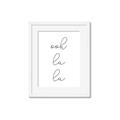 Picture of Ooh La La I _GroupedProduct_Rectangle_Portrait_Framed_Matted_