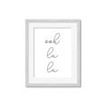 Picture of Ooh La La I _GroupedProduct_Rectangle_Portrait_Framed_Matted_