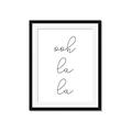 Picture of Ooh La La I _GroupedProduct_Rectangle_Portrait_Framed_Matted_