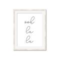 Picture of Ooh La La I _GroupedProduct_Rectangle_Portrait_Framed_Matted_