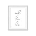 Picture of Ooh La La I _GroupedProduct_Rectangle_Portrait_Framed_Matted_