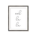Picture of Ooh La La I _GroupedProduct_Rectangle_Portrait_Framed_Matted_
