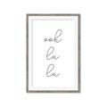 Picture of Ooh La La I _GroupedProduct_Rectangle_Portrait_Framed_Matted_