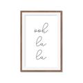 Picture of Ooh La La I _GroupedProduct_Rectangle_Portrait_Framed_Matted_