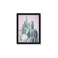 Picture of Pink Cactus _GroupedProduct_Rectangle_Portrait_Framed_Matted_