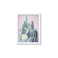Picture of Pink Cactus _GroupedProduct_Rectangle_Portrait_Framed_Matted_