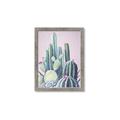 Picture of Pink Cactus _GroupedProduct_Rectangle_Portrait_Framed_Matted_