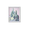 Picture of Pink Cactus _GroupedProduct_Rectangle_Portrait_Framed_Matted_