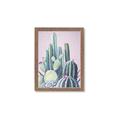 Picture of Pink Cactus _GroupedProduct_Rectangle_Portrait_Framed_Matted_