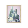 Picture of Pink Cactus _GroupedProduct_Rectangle_Portrait_Framed_Matted_