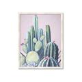 Picture of Pink Cactus _GroupedProduct_Rectangle_Portrait_Framed_Matted_