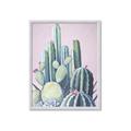 Picture of Pink Cactus _GroupedProduct_Rectangle_Portrait_Framed_Matted_