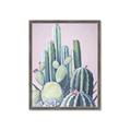 Picture of Pink Cactus _GroupedProduct_Rectangle_Portrait_Framed_Matted_