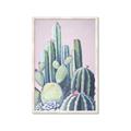 Picture of Pink Cactus _GroupedProduct_Rectangle_Portrait_Framed_Matted_