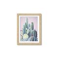 Picture of Pink Cactus _GroupedProduct_Rectangle_Portrait_Framed_Matted_
