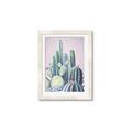 Picture of Pink Cactus _GroupedProduct_Rectangle_Portrait_Framed_Matted_