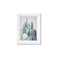 Picture of Pink Cactus _GroupedProduct_Rectangle_Portrait_Framed_Matted_
