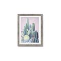 Picture of Pink Cactus _GroupedProduct_Rectangle_Portrait_Framed_Matted_