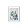 Picture of Pink Cactus _GroupedProduct_Rectangle_Portrait_Framed_Matted_