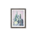 Picture of Pink Cactus _GroupedProduct_Rectangle_Portrait_Framed_Matted_