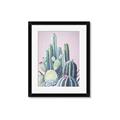 Picture of Pink Cactus _GroupedProduct_Rectangle_Portrait_Framed_Matted_