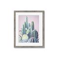 Picture of Pink Cactus _GroupedProduct_Rectangle_Portrait_Framed_Matted_