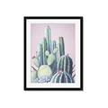 Picture of Pink Cactus _GroupedProduct_Rectangle_Portrait_Framed_Matted_